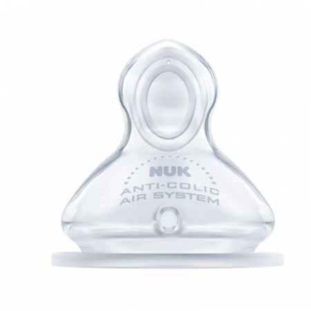 Biberon din polipropilena cu tetina din silicon Nuk First Choice+ 0-6 luni 300 ml 741719A [1]