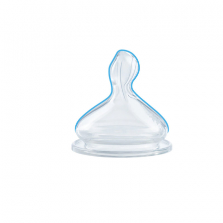Biberon din polipropilena cu tetina din silicon Nuk First Choice+ 0-6 luni 300 ml 741719A [2]