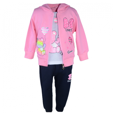 Trening - Trening trei piese pentru fete Happy House WB-2925, Multicolor