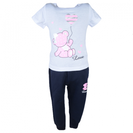 Trening trei piese pentru fete Happy House WB-2925-104, Multicolor [2]