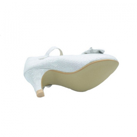 Pantofi eleganti cu toc pentru fete MRS M12821A-36, Argintiu [2]