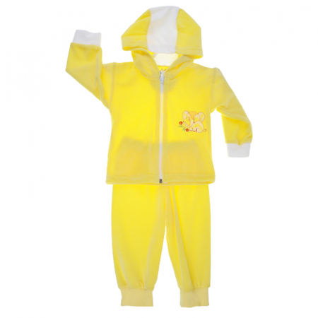 Compleuri  fete maneca lunga - Compleu 2 piese pentru fete model 26 Pifou 604881-008, Galben