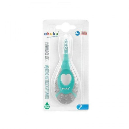 Periuta de dinti cu capac de protectie Akuku A0157, Turcoaz [2]