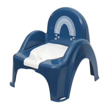 Igiena copiilor - Olita muzicala tip scaunel cu capac Tega Baby OMTB-01, Albastru