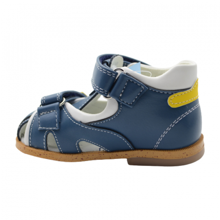 Sandale ortopedice pentru baieti WeeStep 2911750341-19, Albastru [1]