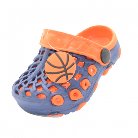 Papuci si slapi baieti - Papuci pentru baieti Mini Junior SH-8022E-18, Portocaliu