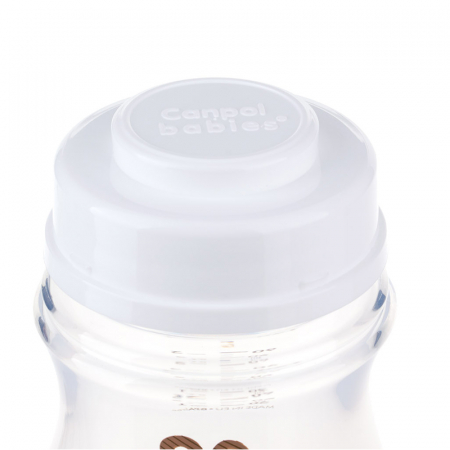 Biberon din polipropilena cu tetina din silicon 120 ml 0+ luni Canpol Babies 35/220T [1]
