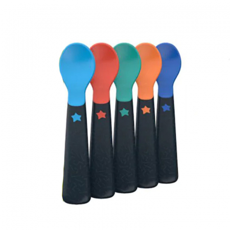 Vesela si tacamuri bebelusi - Set 5 lingurite pentru copii Tommee Tippee TT-471888A, Multicolor