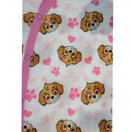 Salopeta cu maneca lunga pentru fete E Plus M Paw Patrol 381679-56, Alb [1]