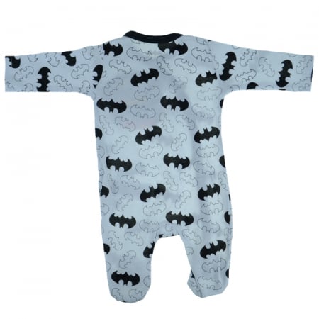 Salopeta cu maneca lunga pentru baieti E Plus M Batman 381723-56, Alb [2]