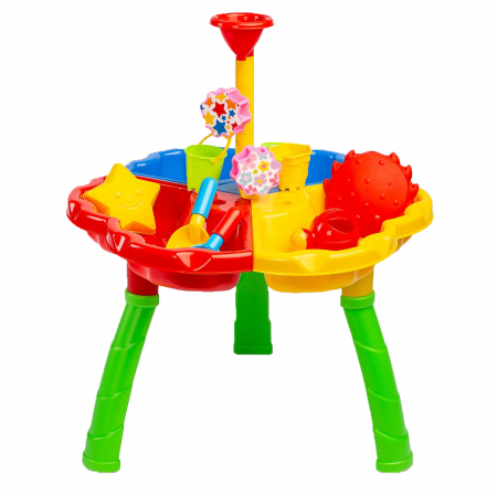 Jucării pentru nisip si baloane de sapun - Masuta de activitati pentru apa si nisip Toyz 387147, Multicolor