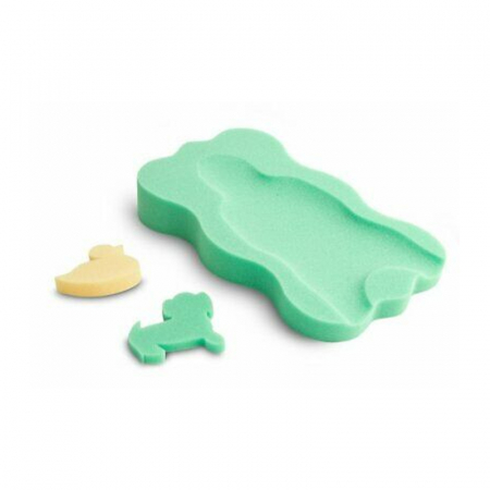 Cadite si suporturi bebelusi - Set 3 piese reductor din burete pentru cadita Sensillo Midi Ursulet SILLO-2012, Verde