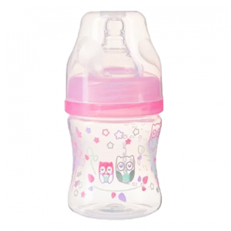 Biberoane si tetine - Biberon din polipropilena cu tetina din silicon 120 ml 0+ luni BabyOno 402