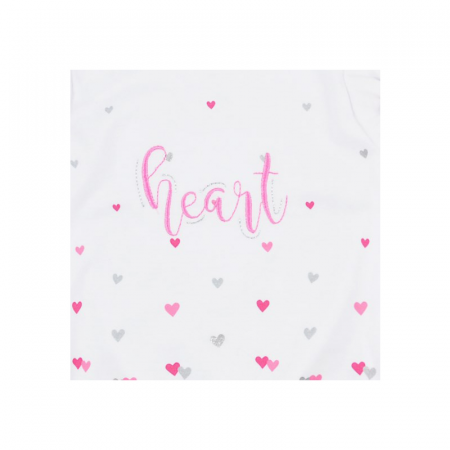 Salopeta de vara pentru fete Koala Heart 4032A-80 cm, Alb [2]