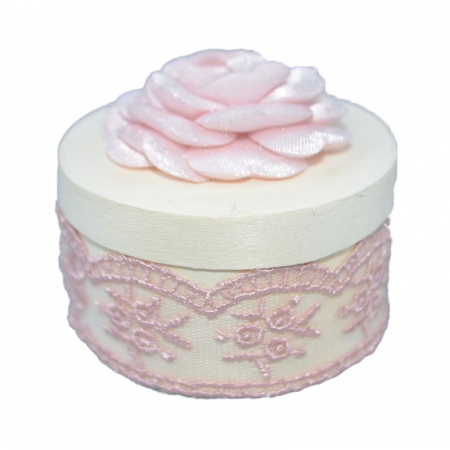 Marturii botez - Cutie de botez pentru fete Mini Junior GHJ88, Roz