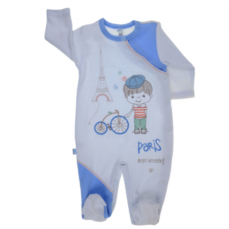 Salopete bebelusi baieti - Salopeta cu maneca lunga pentru baieti Koala Baby Paris 03-905-62, Multicolor
