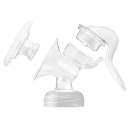 Set pompa de san manuala cu biberon pentru hranire naturala Philips Avent SCF430/10, Alb [1]