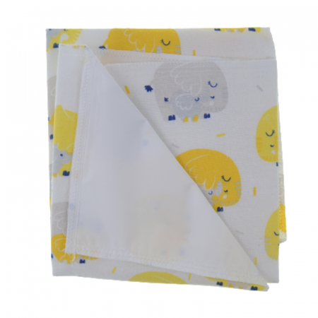 Pled pentru copii impermeabil 50 x 60 cm Mini Junior 075165, Galben [2]
