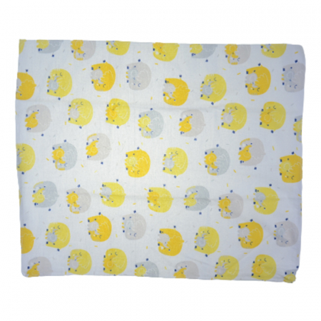 Aleze si chilotei scutec - Pled pentru copii impermeabil 50 x 60 cm Mini Junior 075165, Galben