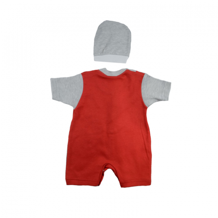 Salopeta de vara pentru baieti Ozce 62-28R-62 cm, Rosu [1]