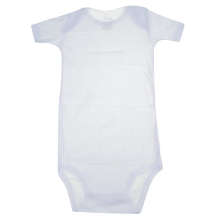 Body cu maneca scurta pentru baieti Pifou Model 6 MS6-A20, Alb [1]
