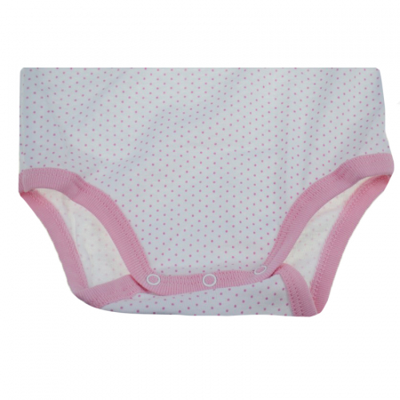 Body cu maneca lunga pentru fete Pifou Model 6 ML6-A28, Alb [2]