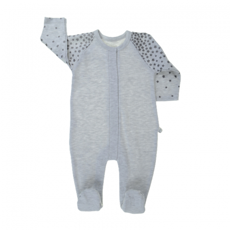 Salopete bebelusi fete - Salopeta cu maneca lunga pentru fete Koala Baby 08-373G, Gri