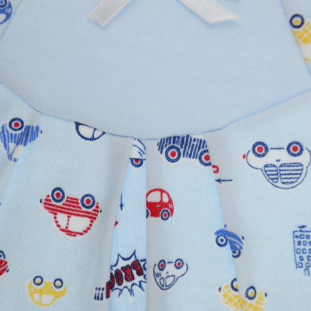 Salopeta fara maneci pentru baieti Koala Bobas Fashio 825-A-92, Albastru [2]