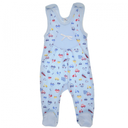 Îmbrăcăminte băieți - Salopeta fara maneci pentru baieti Koala Bobas Fashio 825-A-92, Albastru