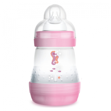 Biberoane si tetine - Biberon din polipropilena cu tetina din silicon 160 ml 0+ luni MAM Anti-Colic 721472