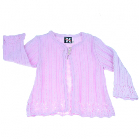 Îmbrăcăminte fete - Cardigan maneca lunga pentru fete Marika CFM1, Roz