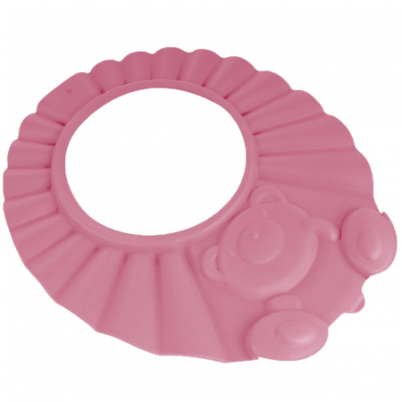 Articole de ingrijire - Protectie baita pentru ochi si urechi 0+ luni Canpol Babies 74/006R, Roz