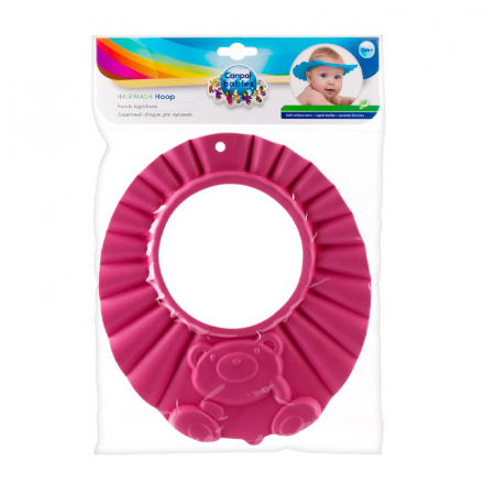 Protectie baita pentru ochi si urechi 0+ luni Canpol Babies 74/006R, Roz [1]