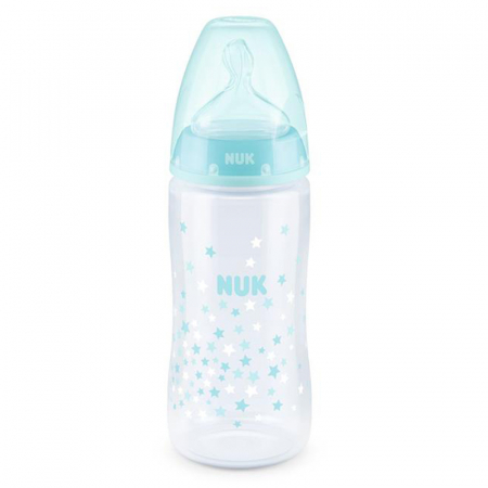 Biberoane si tetine - Biberon cu tetina din silicon 300 ml 0-6 luni Nuk First Choice+ 741926