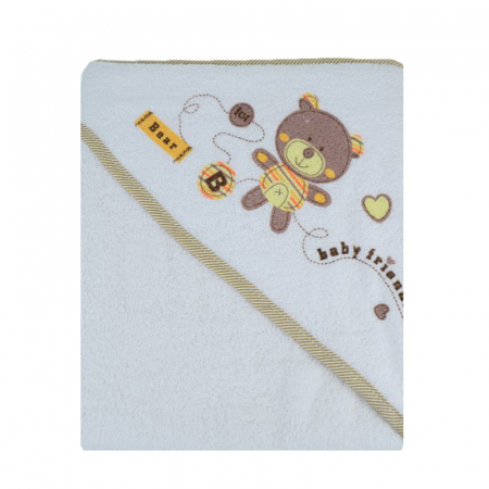 Prosoape - Prosop 80 x 80 cm pentru copii DuetBaby 743156-3, Alb