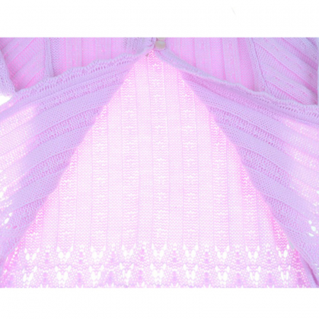 Cardigan maneca lunga pentru fete Marika CFM1, Roz [2]