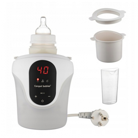 Incalzitoare biberoane - Incalzitor electric 3 in 1 cu functie de termostat Canpol Babies 77/053, Alb