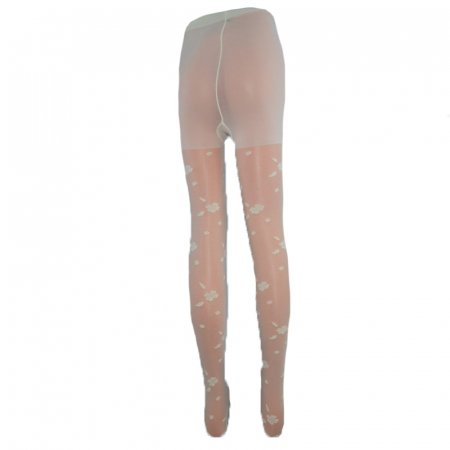 Dres 20 DEN pentru fete Petra-Elisa Serena 000626, Alb [2]