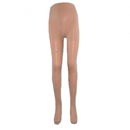 Îmbrăcăminte fete - Dres 20 DEN pentru fete Petra-Elisa Serena 000626, Alb