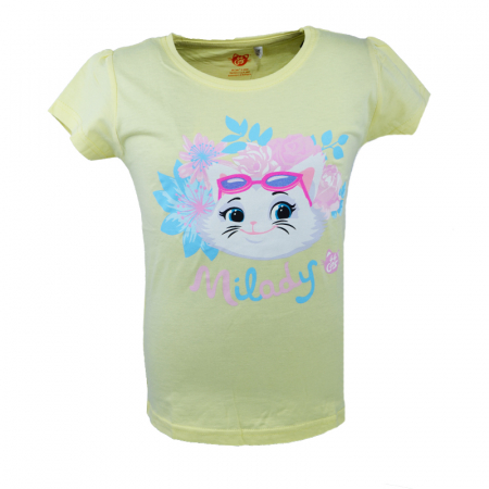 Tricouri fete - Tricou pentru fete E Plus M 353638-98, Galben