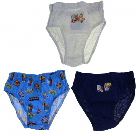 Set 3 piese chiloti pentru baieti E Plus M Super Zings 865645-92-98, Multicolor [5]