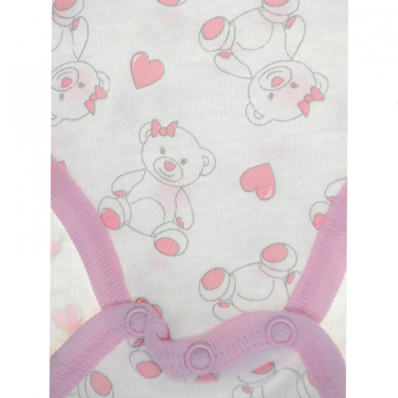 Body cu maneca lunga pentru fete E Plus M 874432-2, Roz [2]