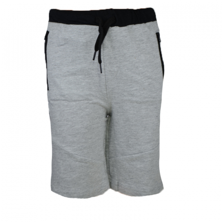Îmbrăcăminte băieți - Pantaloni scurti pentru baieti E Plus M 883007-122, Gri