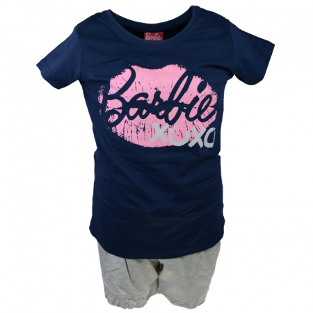 Pijamale - Pijama pentru fete E Plus M Barbie 893181-1-134, Bleumarin