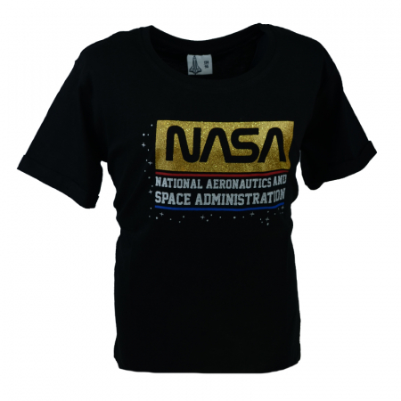 Tricouri baieti - Tricou pentru baieti E Plus M Nasa 893686-134, Negru