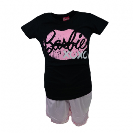 Pijamale - Pijama pentru fete E Plus M Barbie 893181-134, Negru