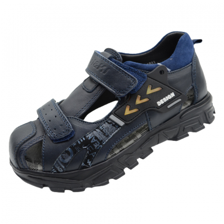 Incaltaminte baieti - Sandale ortopedice pentru baieti Bessky A-B01011-B-36, Bleumarin