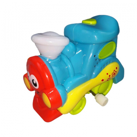 Joaca, activitati si ambalaje - Jucarie locomotiva pentru copii Anek A17022, Albastru