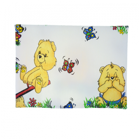 Accesorii camera bebe - Set 4 piese lenjerie si aparatori patut Mini Junior HGU6421, Multicolor