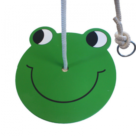 Leagane de exterior - Leagan din lemn cu franghie pentru copii Mini Junior 504042, Verde